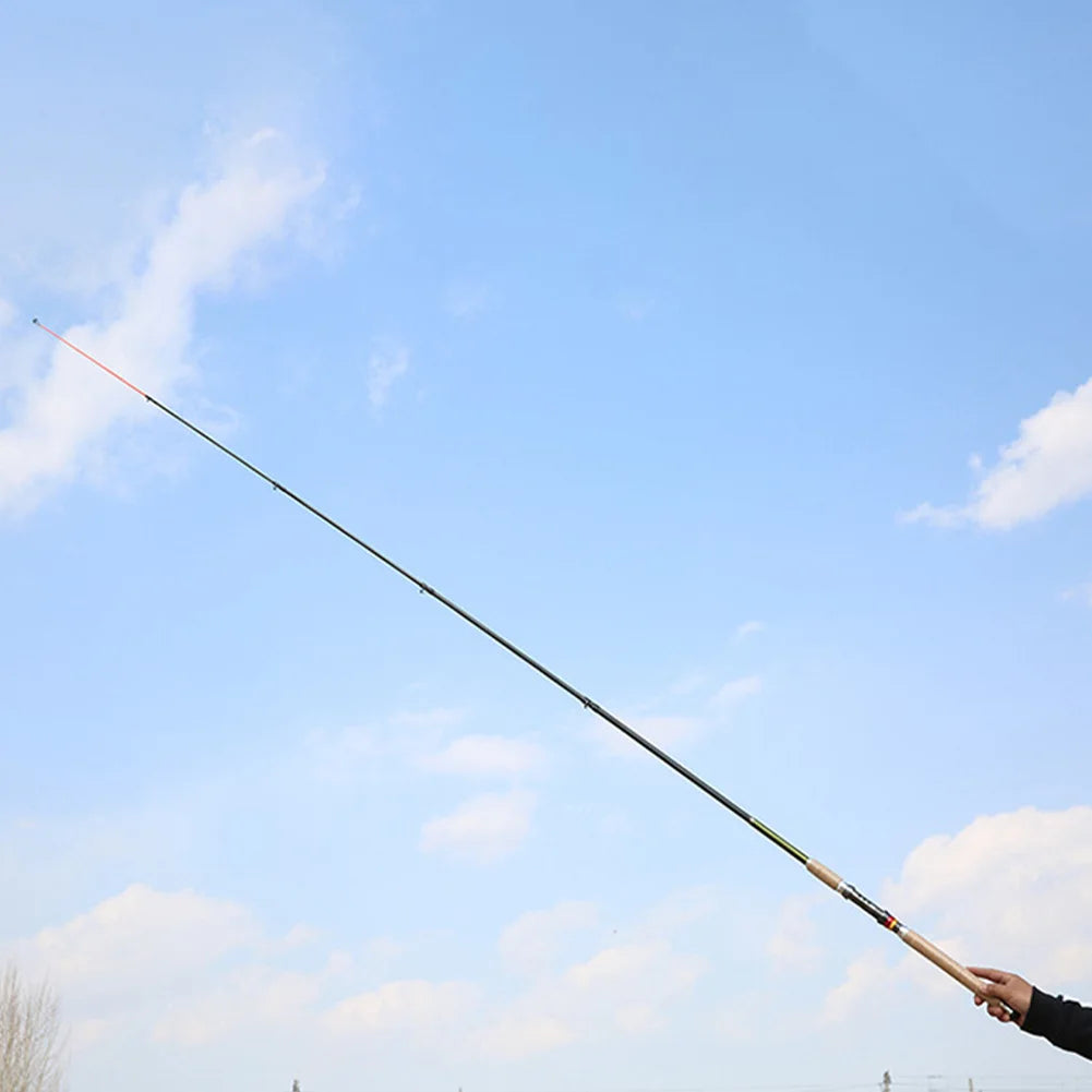 Carbon Fiber Telescopic Fishing Rod 2.1M 2.4M 2.7M Portable Travel Rod M Power for Bass Pike Carp Fishing